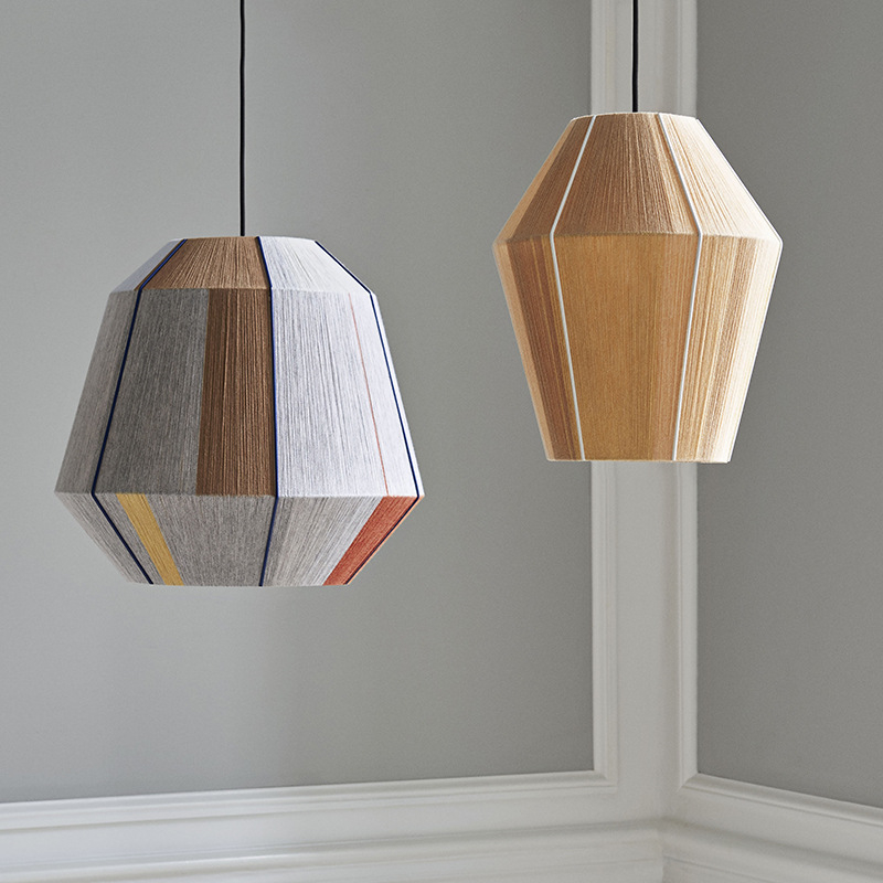Japanese Lighting Decor - 日本の創造的な麻縄籐織りペンダントランプ、ホームステイ廊下、コーヒーショップ、バー、レストランのシャンデリア、家の装飾照明