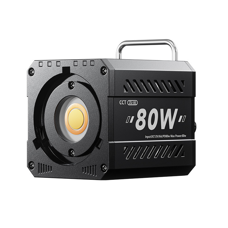 Touch Dimmer Lamp - ZU80高出力COBフィルライト撮影ライトハンドヘルド撮影ランプ2500-6500K調整可能ライブストリーミング撮影ランプ