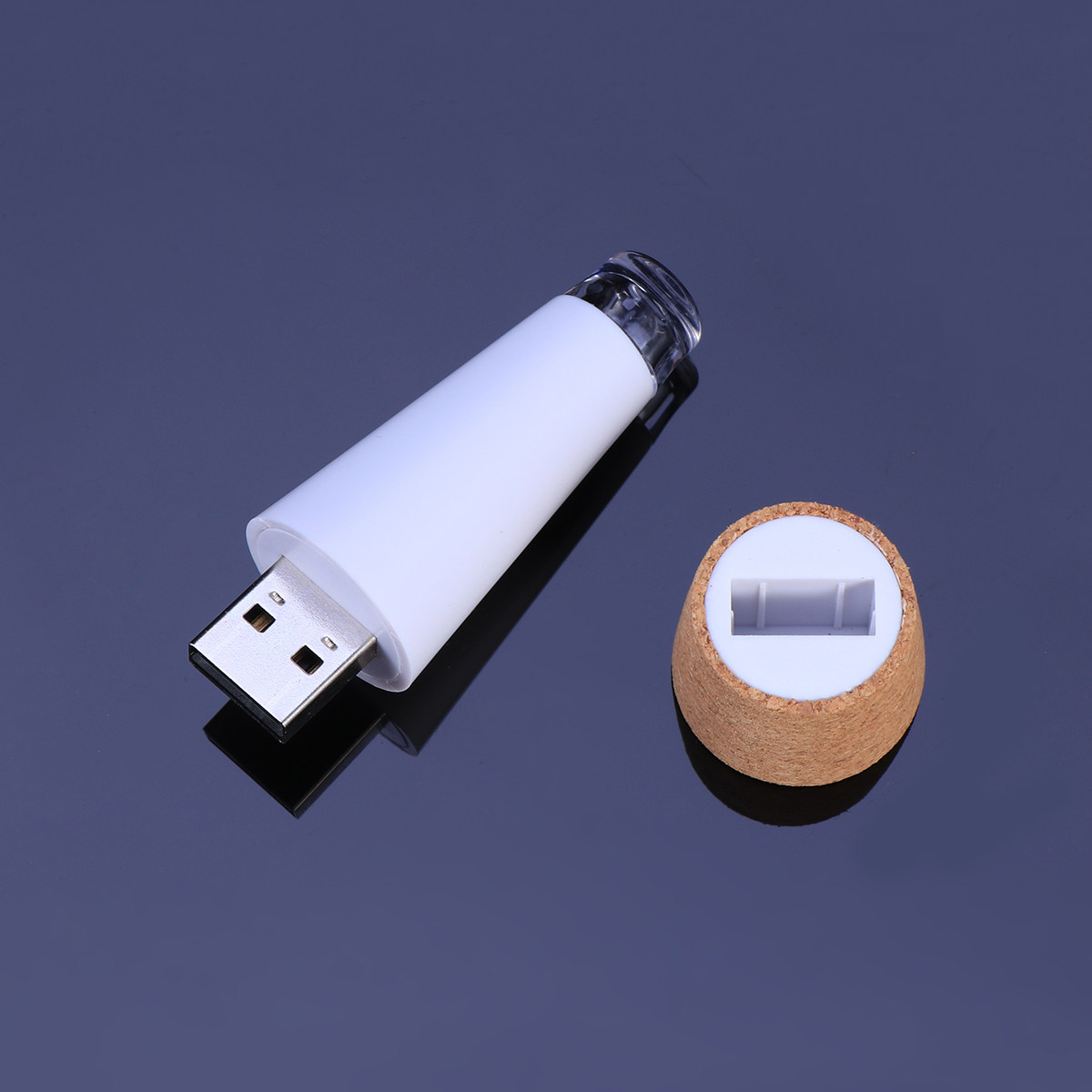 Decor Lighting Cork - 温白色LED充電式コルクライト、ワインボトルイルミネーション用、創造的な再利用可能な装飾ランプ、クリスマスに最適