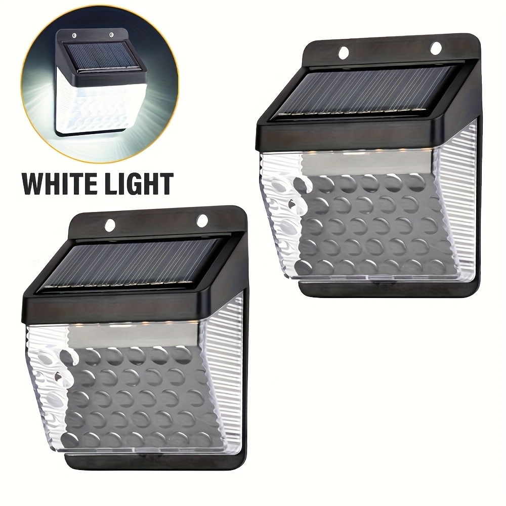 Decor Lighting Lamps - LED ソーラーライト PIR モーションセンサーウォールライト屋外ソーラーランプ防水太陽光発電太陽光街路灯庭の装飾