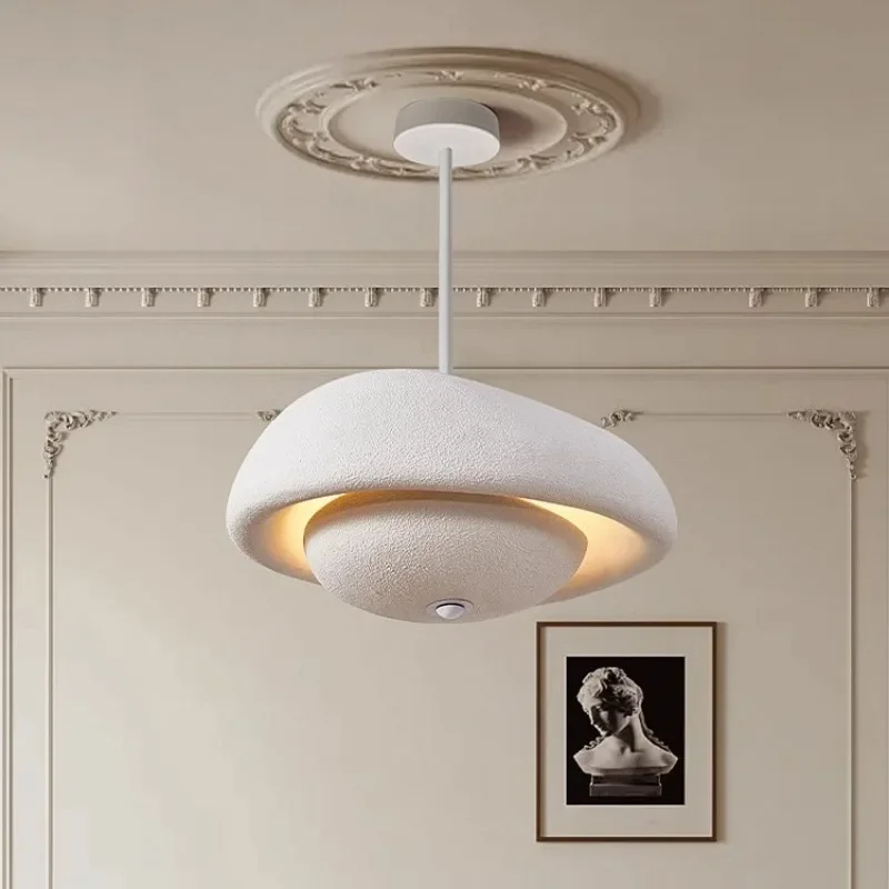 Japanese Lighting Decor - 侘び寂び和風LEDペンダントシャンデリア寝室パーラーレストラン天井ランプ部屋の装飾照明器具インテリア装飾ライト