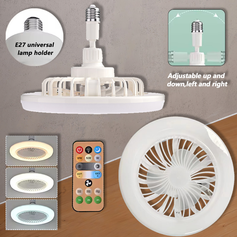 Decor Lighting Ceiling Fans - 2 in 1 シーリングファンランプ 3 速度調整可能