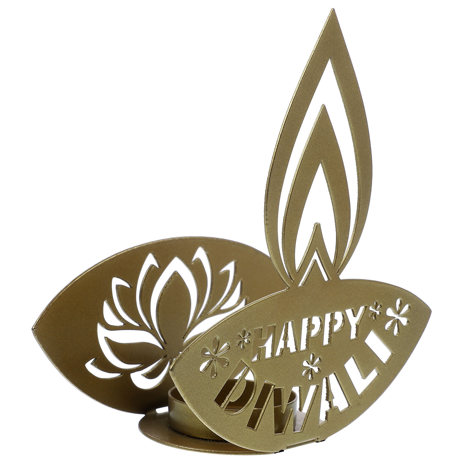 Lighting Decoration For Diwali - インドの祭り用プロジェクションホルダー、高級鉄製キャンドルスティック、ディワリパーティー用ティーライトホルダー、壁掛けパターン