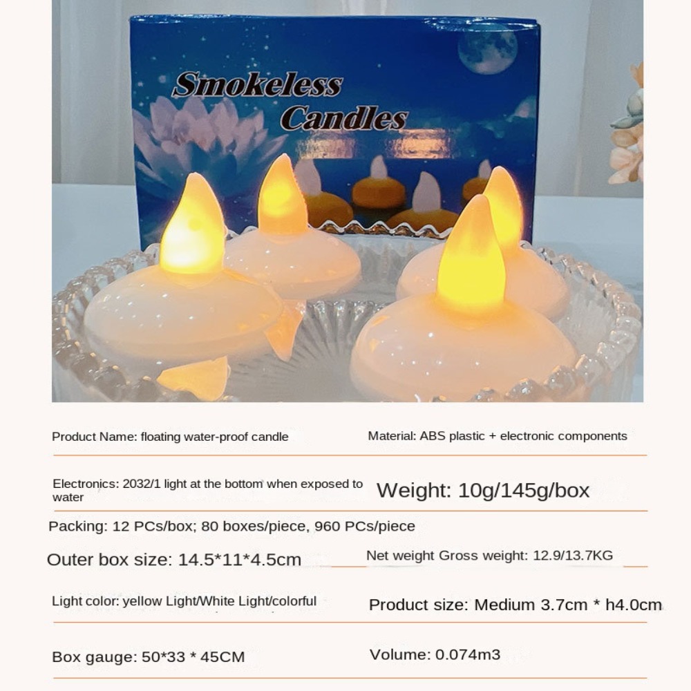 5個入り ディワリ ディヤ LEDライト 水上に浮かぶ 電気 - Lighting Decoration For Diwali のレビューと価格