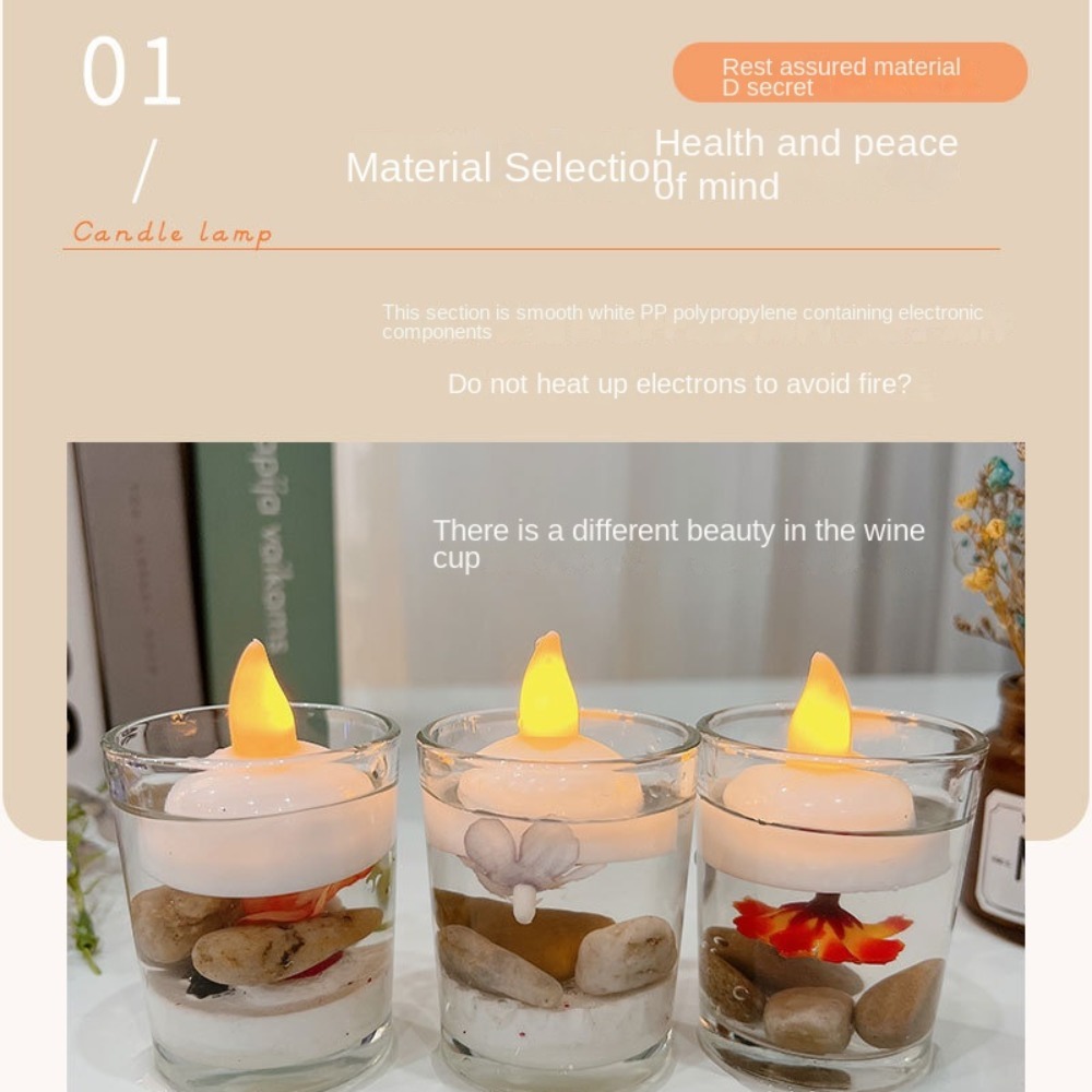 5個入り ディワリ ディヤ LEDライト 水上に浮かぶ 電気 - Lighting Decoration For Diwali のレビューと価格