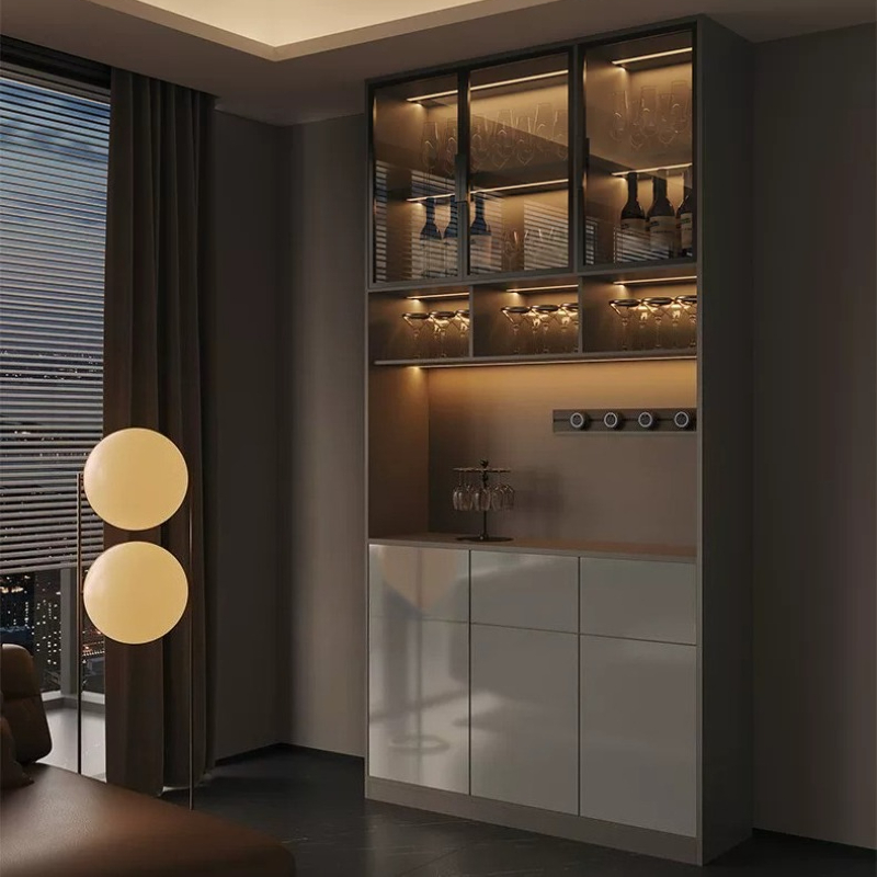 軽奢なイタリアンダイニングサイドワインキャビネット、モダンで - Lighting & Home Decor Studio のレビューと価格