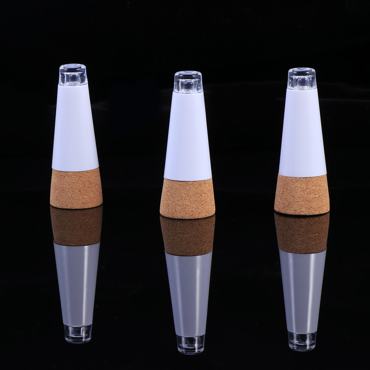 温白色LED充電式コルクライト、ワインボトルイルミネーション - Decor Lighting Cork のレビューと価格