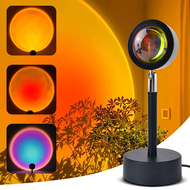 スマートLEDサンセットランプ,カラフルな変更ランプ,Blu - Touch Dimmer Lamp のレビューと価格