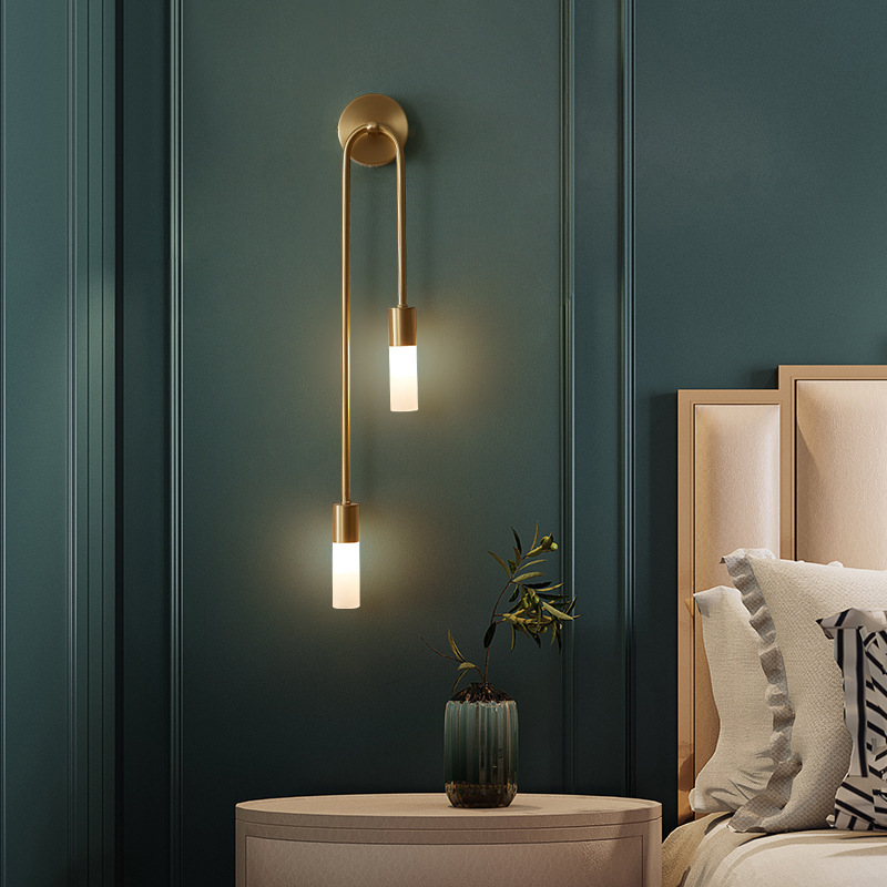 レトロ背景リビングルーム通路寝室ランプベッドサイド北欧クリエ - Decor Lighting Lamps のレビューと価格