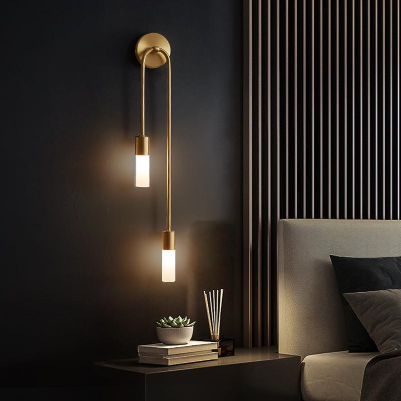 レトロ背景リビングルーム通路寝室ランプベッドサイド北欧クリエ - Decor Lighting Lamps のレビューと価格