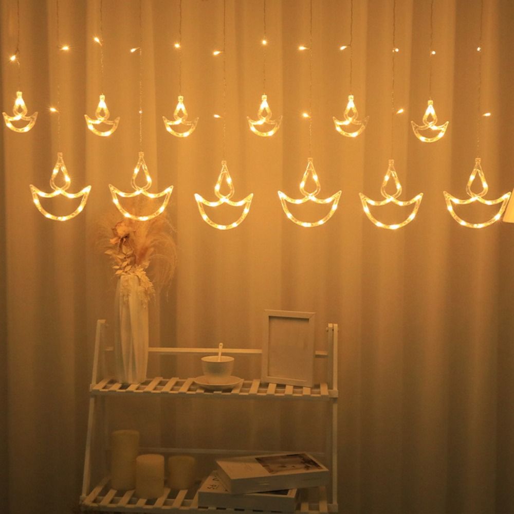女の子の部屋用USBプラグ式ディワリライト　ハッピーディワリ - Lighting Decoration For Diwali のレビューと価格