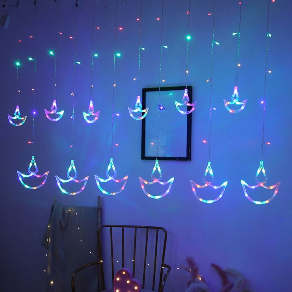 女の子の部屋用USBプラグ式ディワリライト　ハッピーディワリ - Lighting Decoration For Diwali のレビューと価格