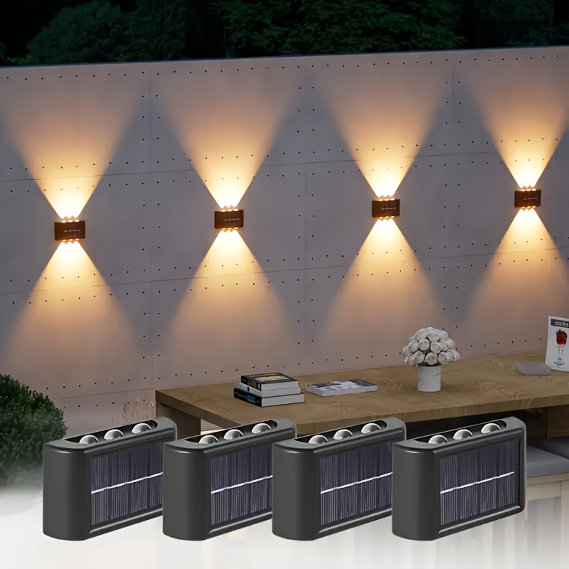 LEDソーラーライト 屋外防水 ソーラーウォールランプ 上下 - Decor Lighting Lamps のレビューと価格