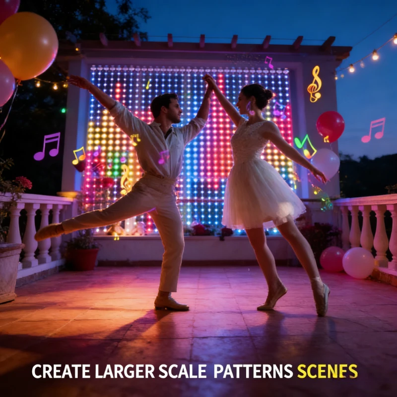 スマート400LEDカーテンライト、音楽同期DIYフェアリー - Fairy Light Curtain のレビューと価格