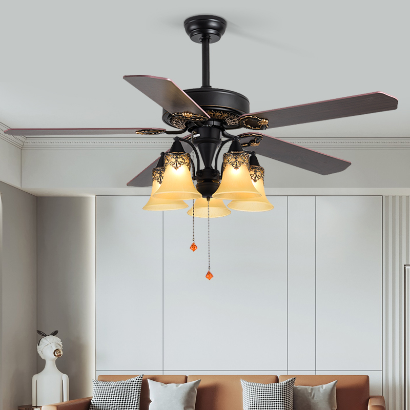 モダンな高性能ダイニングルーム寝室装飾シーリングファンライト - Decor Lighting Ceiling Fans のレビューと価格