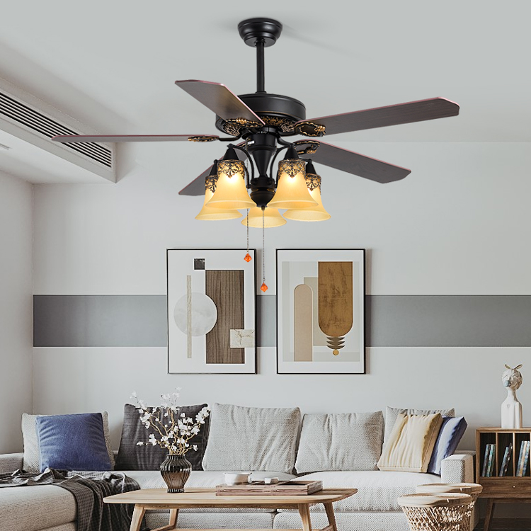 モダンな高性能ダイニングルーム寝室装飾シーリングファンライト - Decor Lighting Ceiling Fans のレビューと価格