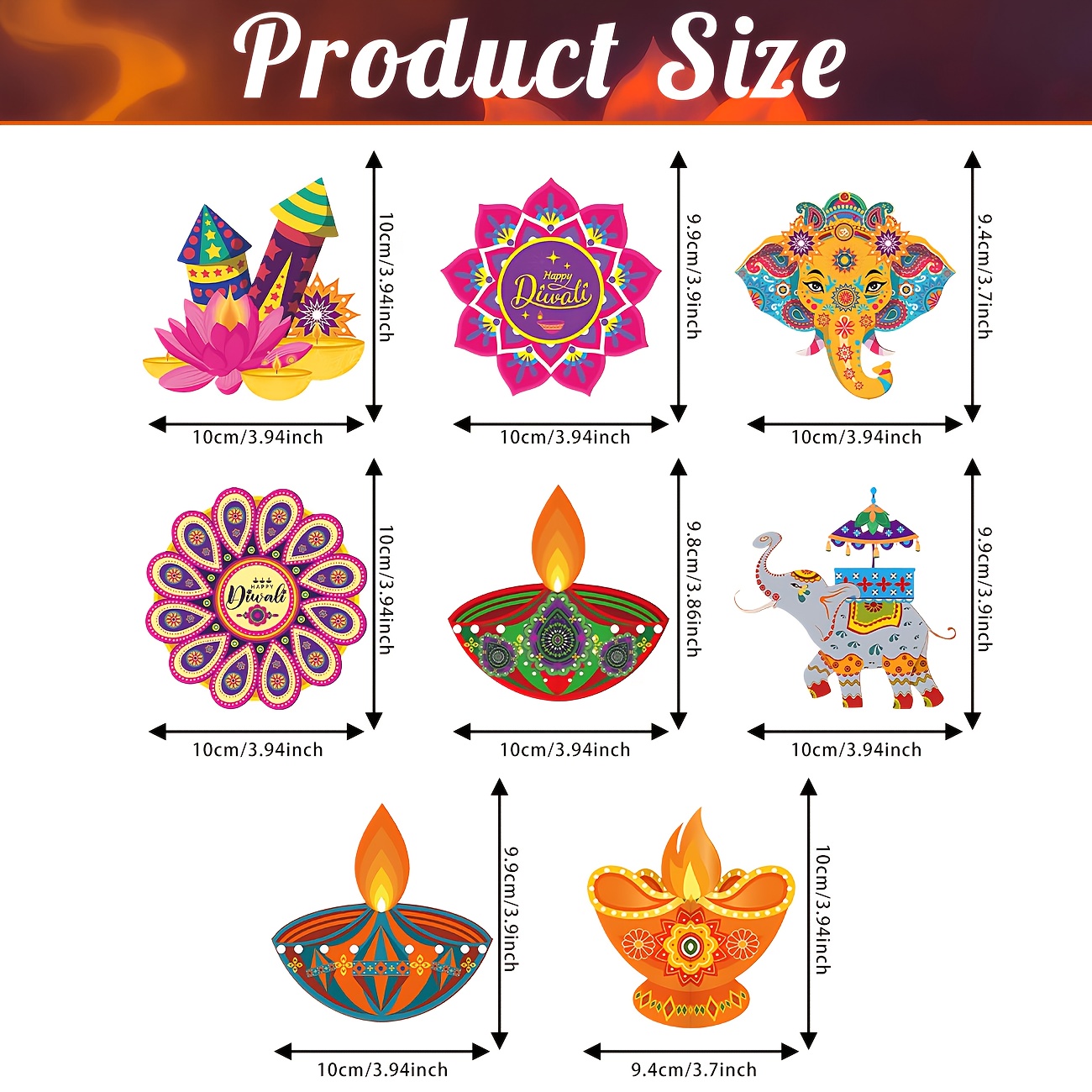ハッピーディワリ吊り下げ装飾用品 インドの光の祭典 吊り下げ - Lighting Decoration For Diwali のレビューと価格