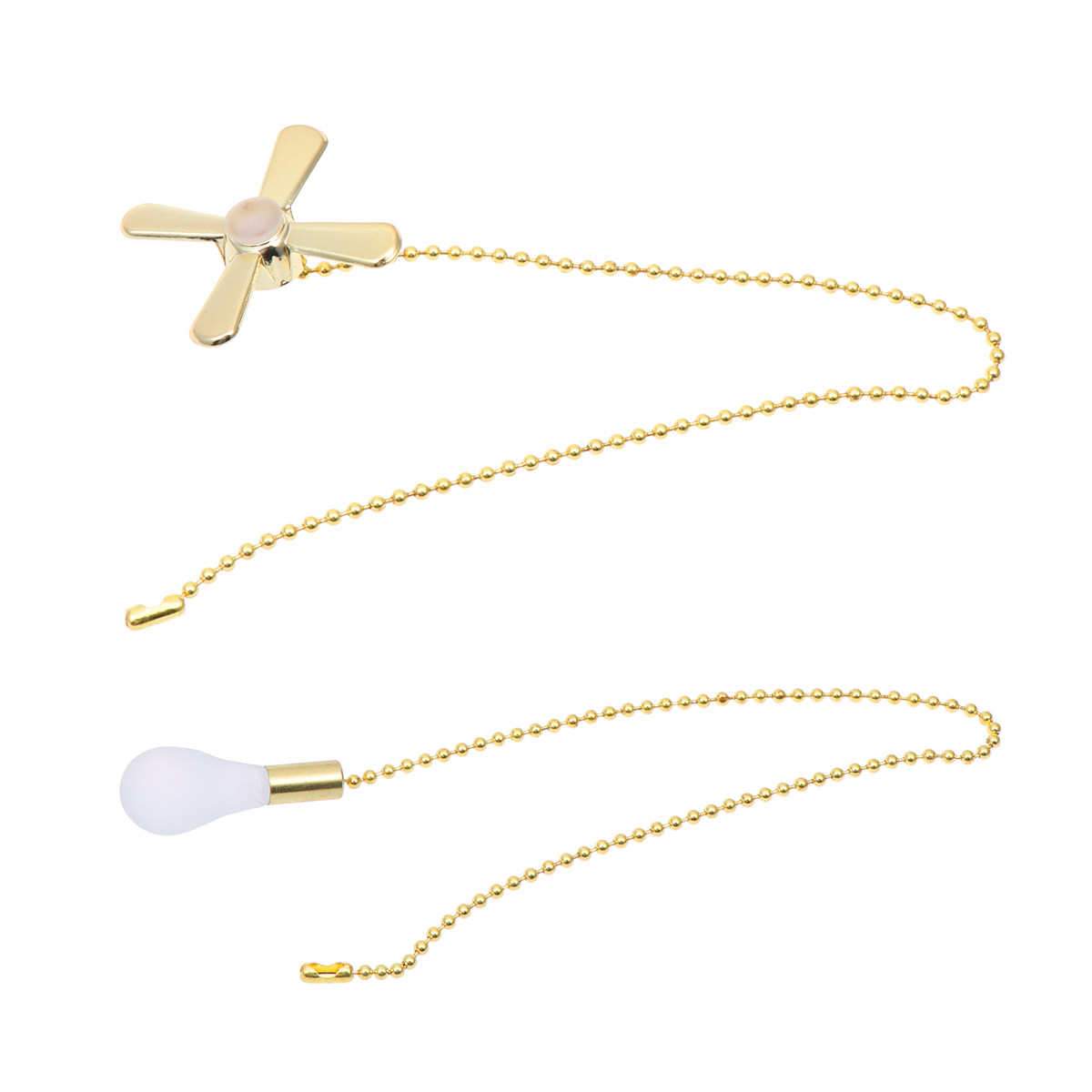 1セットのファンプルチェーンと電球ペンダントセット、金属ビー - Decor Lighting Ceiling Fans のレビューと価格