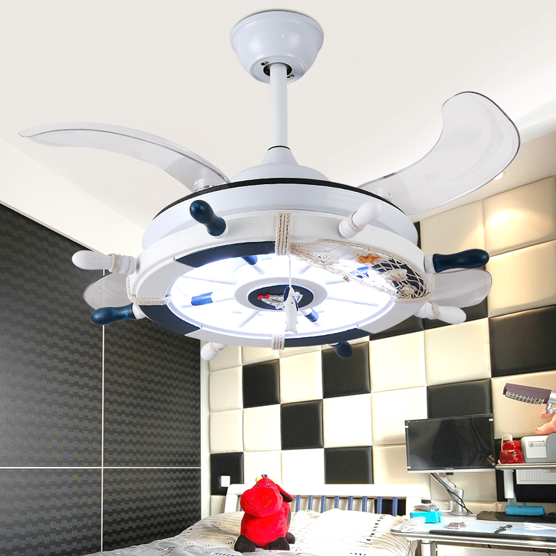 寝室装飾用LEDシーリングファンライト、リモコン付き、女の子 - Decor Lighting Ceiling Fans のレビューと価格