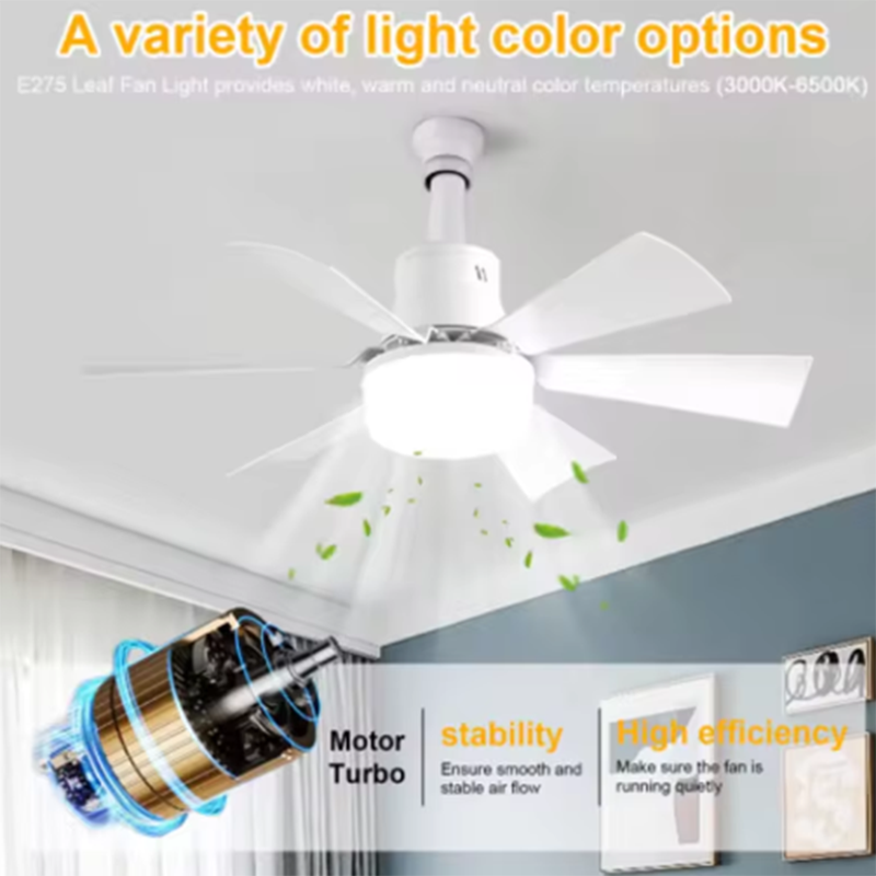 40 ワット E27 LED シーリングファンライト調光可能 - Decor Lighting Ceiling Fans のレビューと価格