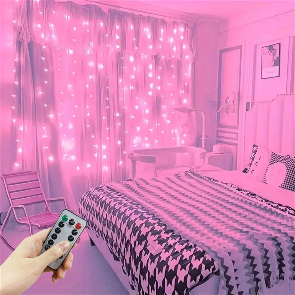 USB LED カーテンライト ウェディングパーティー フェ - Fairy Light Curtain のレビューと価格
