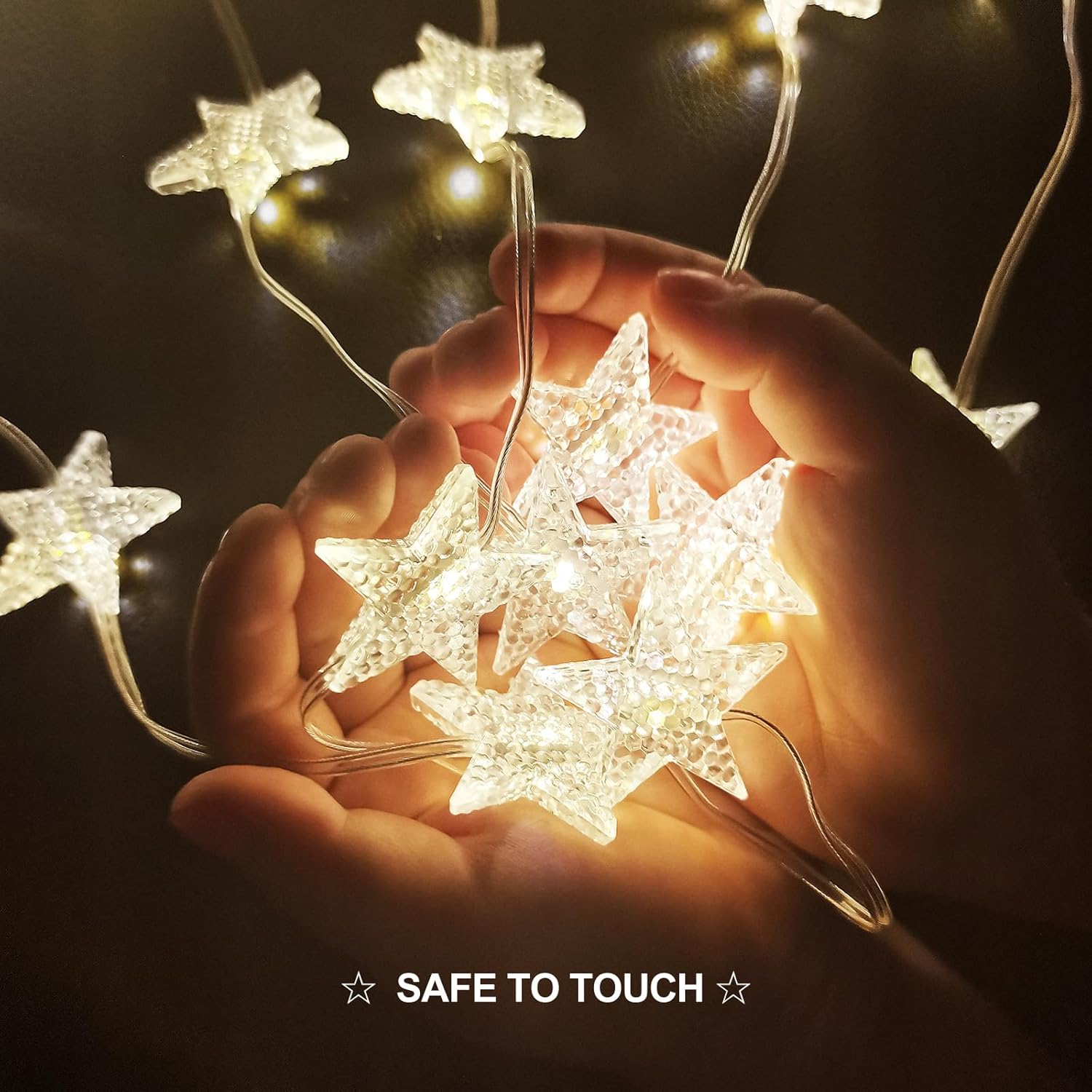 1pc 120 LED スターカーテンライトぶら下げスター妖 - Fairy Light Curtain のレビューと価格