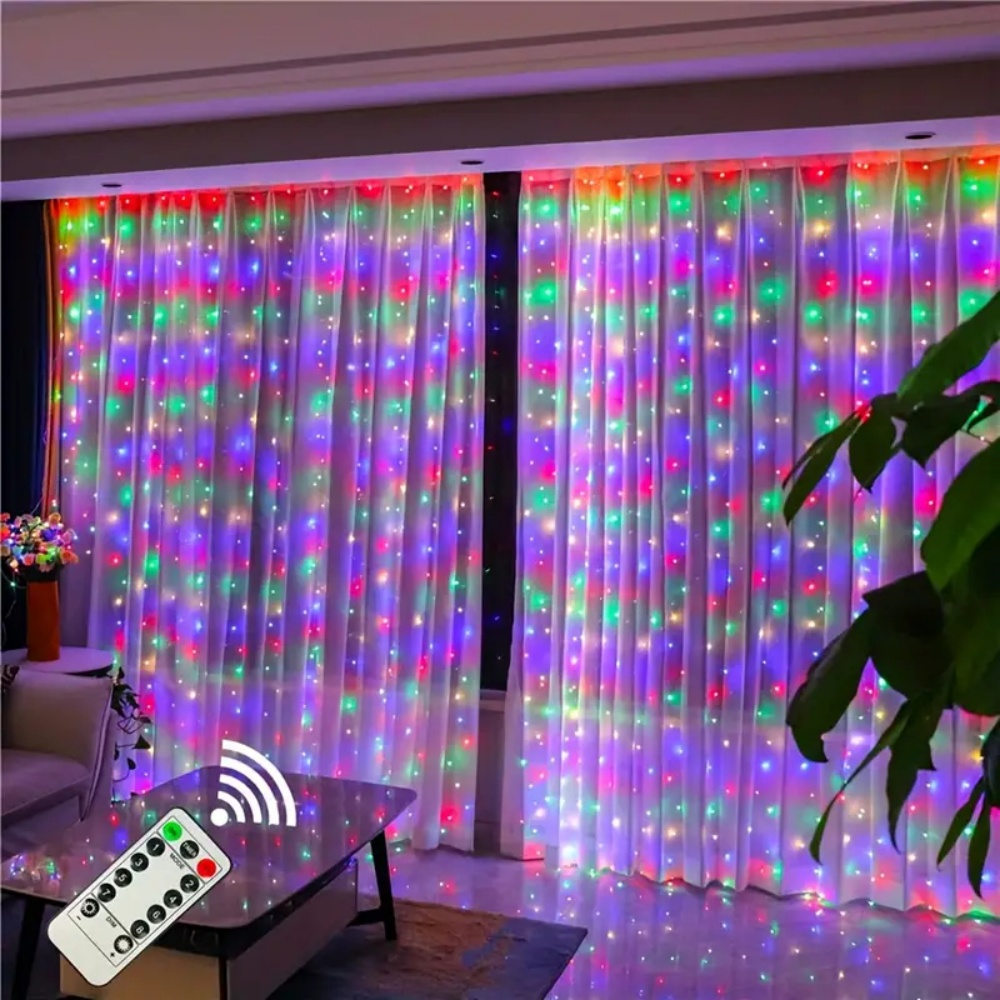 LED カーテンストリングライトガーランド USB フェスト - Fairy Light Curtain のレビューと価格