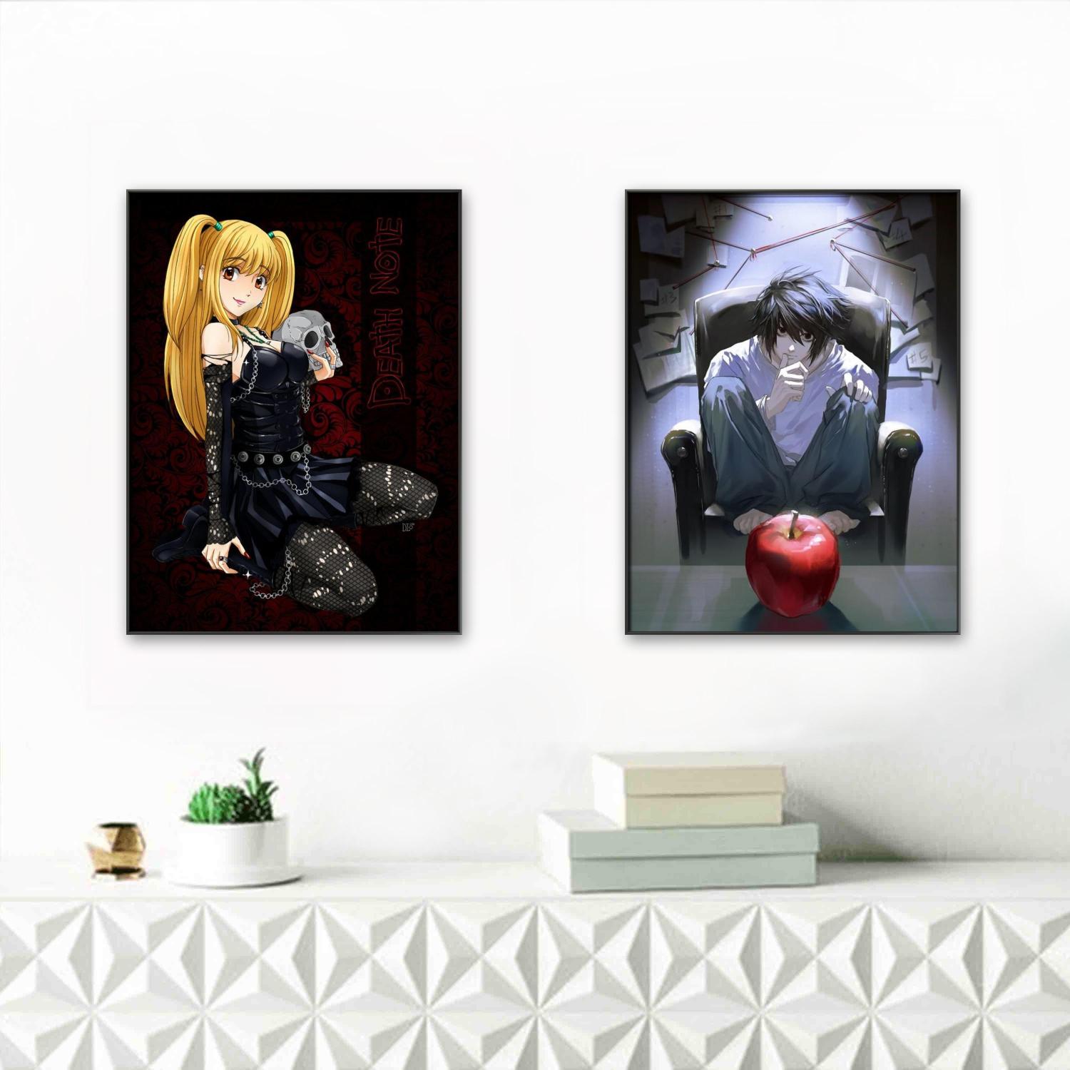 デスノートDIYダイヤモンドペインティング 日本漫画5Dダイ - Japanese Lighting Decor のレビューと価格