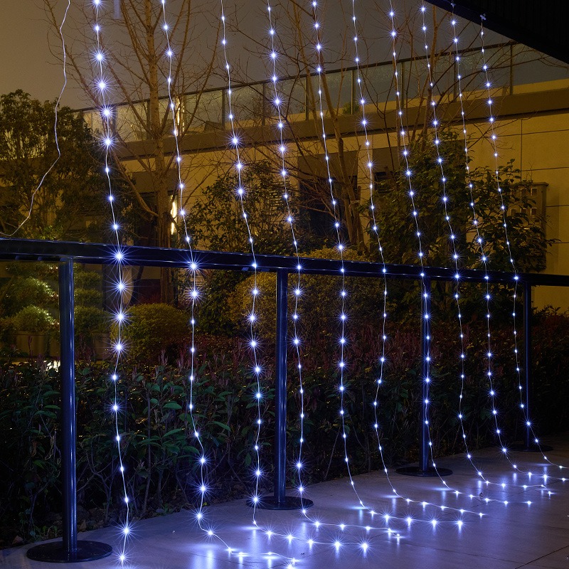 3/4/6m LEDカーテンストリングライトガーランドUSB - Fairy Light Curtain のレビューと価格