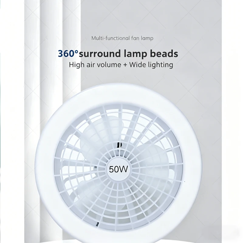 2in1シーリングファンランプ、3段階速度調整可能、E27口 - Decor Lighting Ceiling Fans のレビューと価格