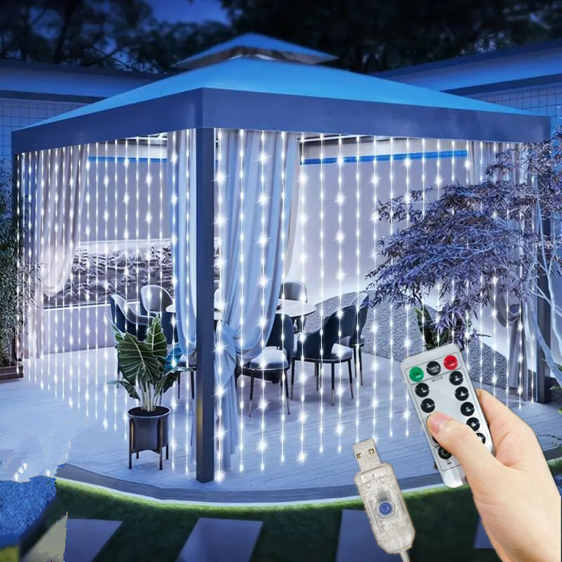 LEDガーランド フェアリーライト ガーデンライト ストリン - Fairy Light Curtain のレビューと価格