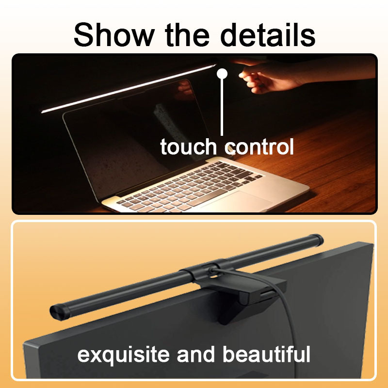LEDスクリーンハンギングライト USB電源付き 無段階調光 - Touch Dimmer Lamp のレビューと価格