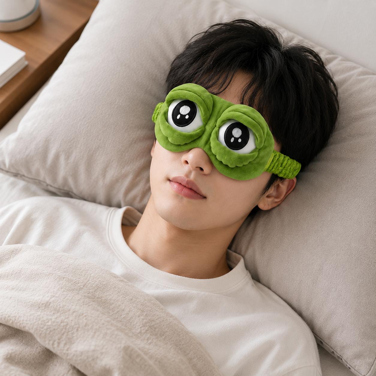 睡眠用アイマスク 3D かわいいカエル型 面白いぬいぐるみ  - Home Lighting & Decor St Catharines On のレビューと価格