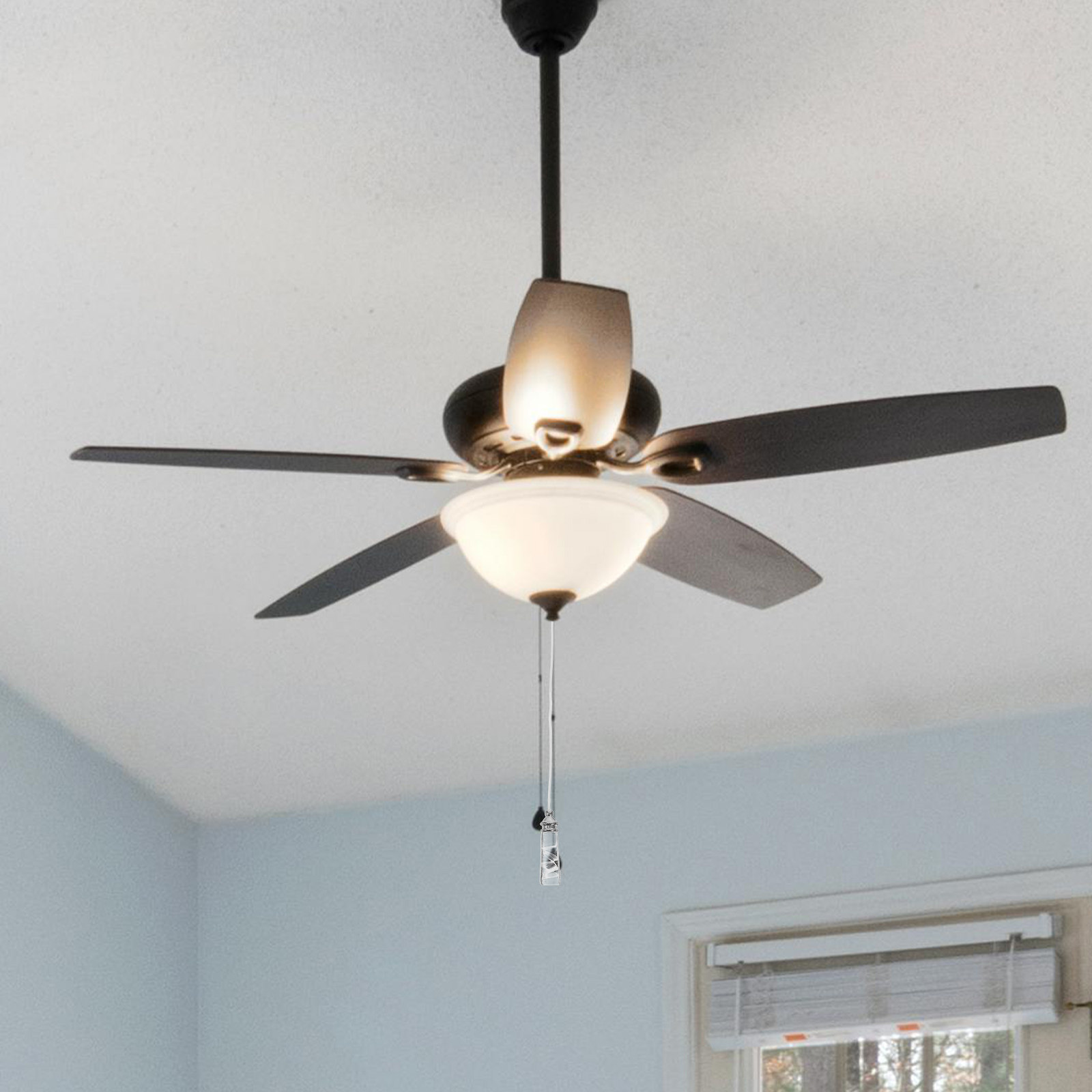1pc 装飾天井ファンプルチェーン延長チェーン天井ランプ電球 - Decor Lighting Ceiling Fans のレビューと価格