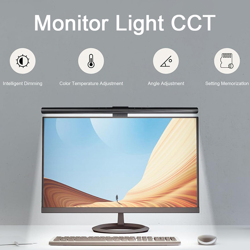 LED コンピュータ PC モニターライトバーリモコンスクリ - Touch Dimmer Lamp のレビューと価格