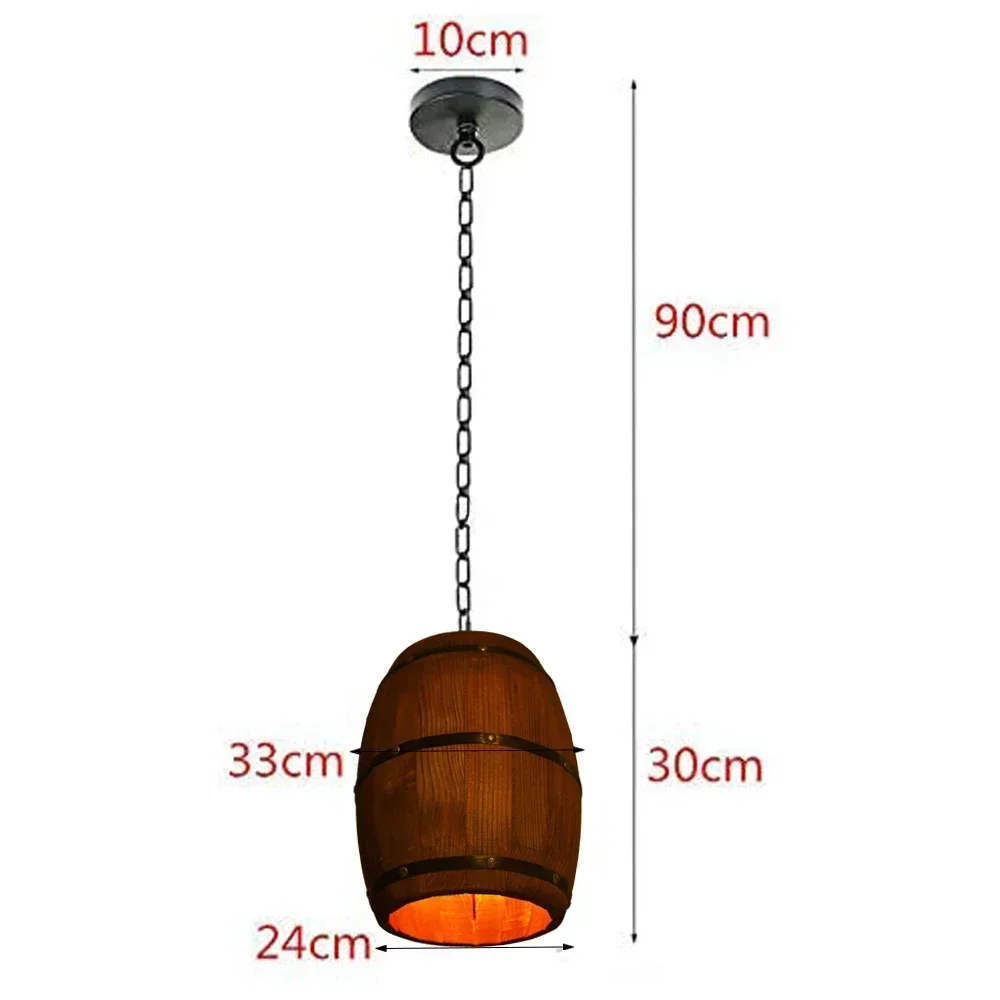 素朴なランプヴィンテージシャンデリア木製ペンダントライトワイ - Decor Lighting Lamps のレビューと価格