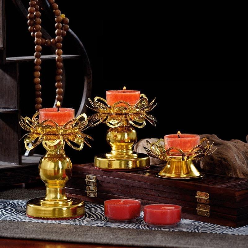 2個セット ロータスゴールド ディワリ ディヤランプ インド - Lighting Decoration For Diwali のレビューと価格