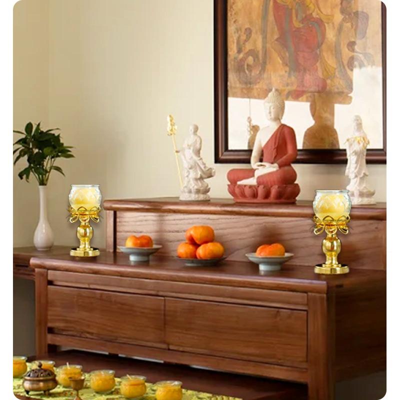 2個セット ロータスゴールド ディワリ ディヤランプ インド - Lighting Decoration For Diwali のレビューと価格
