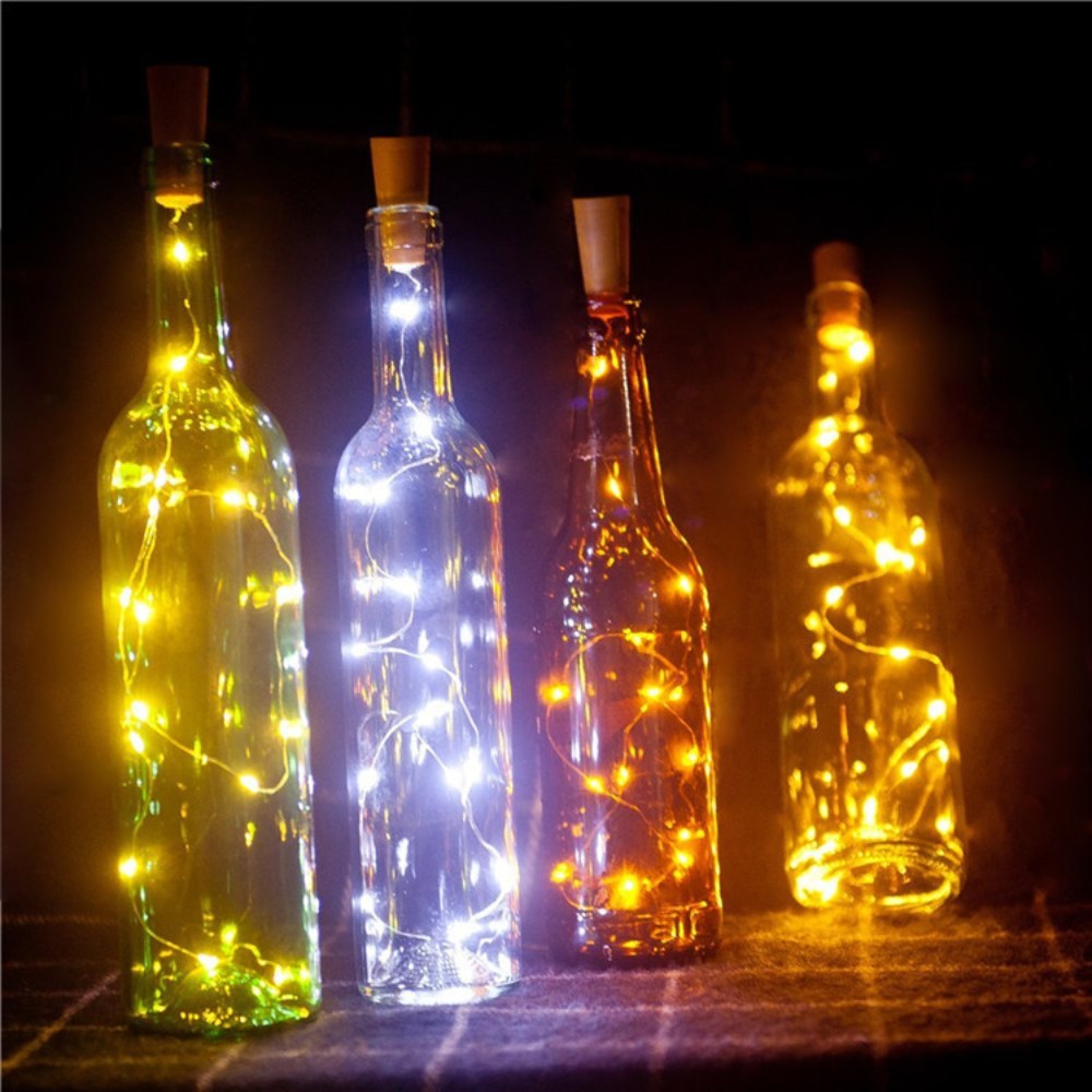 バー LED ワインボトルコルク 2 メートルストリングライ - Decor Lighting Cork のレビューと価格