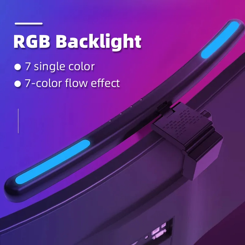 湾曲したLEDモニターライトバー,USB,RGB,PCスクリ - Touch Dimmer Lamp のレビューと価格
