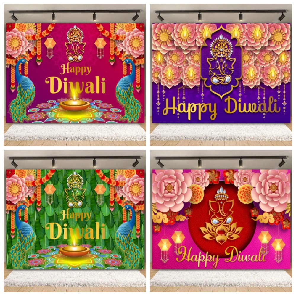 ハッピーディワリフェスティバル背景幕用品 インドの伝統的なデ - Lighting Decoration For Diwali のレビューと価格