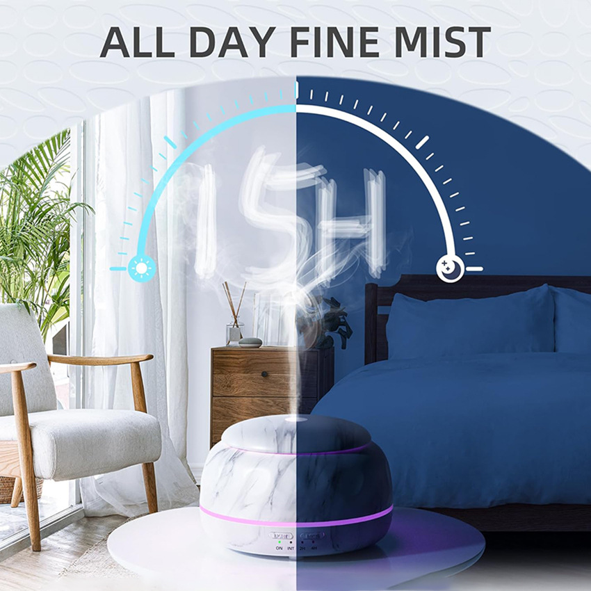エッセンシャルオイルディフューザー空気加湿器ルーム用アロママ - Lighting & Home Decor Studio のレビューと価格